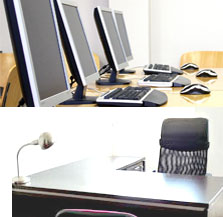 Location d'ordinateur et bureau