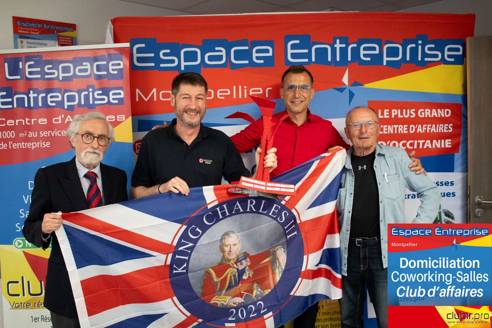 Événement networking Club LR Espace Entreprise Garosud — remise de prix entre membres